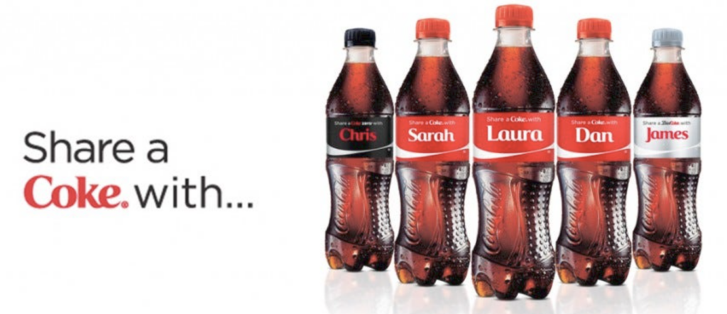  Coca-Cola’s “Share a Coke” campaign - explaining about Tips for Designing a Successful Product Advertisement